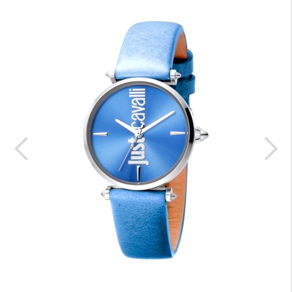 Just Cavalli Women's JC1L051 Blue Leather Watch